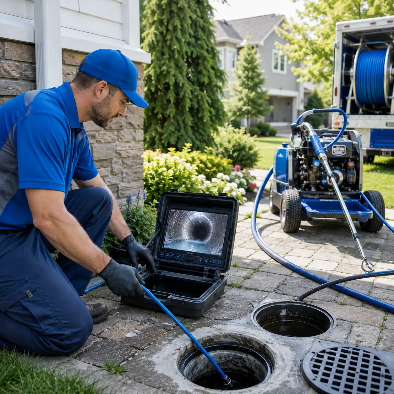 Outdoor drain cleaning professionals serving Dana, IL
